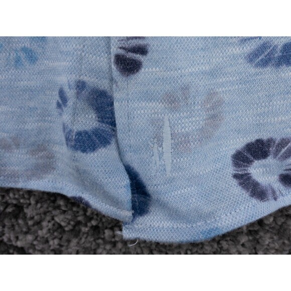 Johnnie O Shirt Mens Medium (Small Fit) Blue Circle Print Top Shelf Short Sleeve - Picture 4 of 9